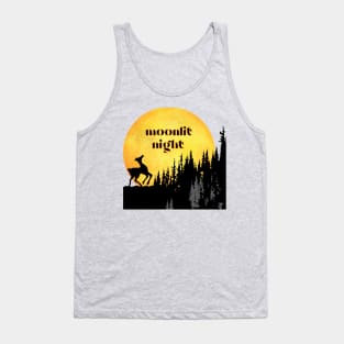 moon shadow,moonlit night Tank Top